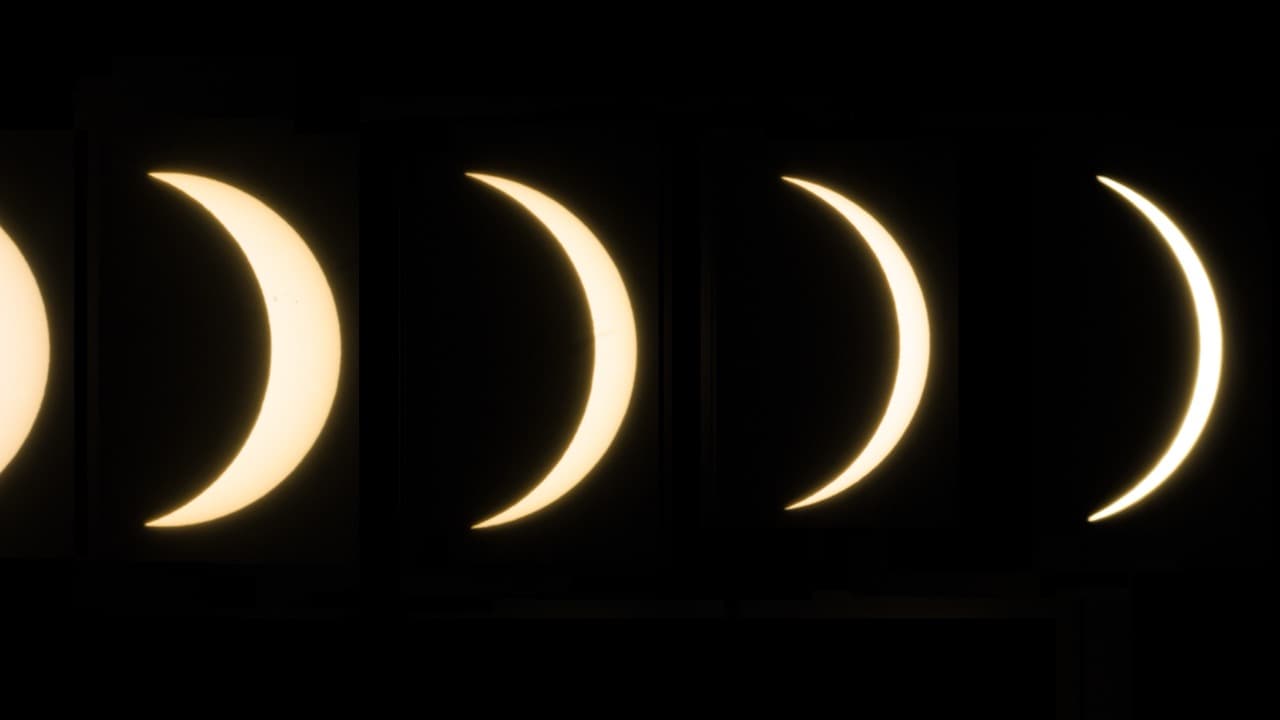 Imagem da notícia: Mais de 300 pessoas acompanharam o eclipse solar na Ribeira Grande